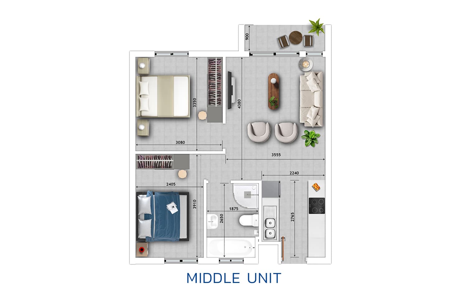 Gold floor plan